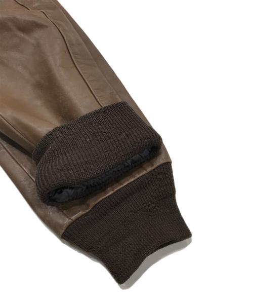 Willis&Geiger（ウィルスガイガー）Willis&Geiger (ウィルスガイガー) A2フライトジャケット ブラウン サイズ:40の古着・服飾アイテム