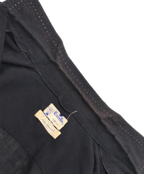 Excello（エクセロ）Excello (エクセロ) Vintageリネンシャツ ブラック サイズ:Mの古着・服飾アイテム