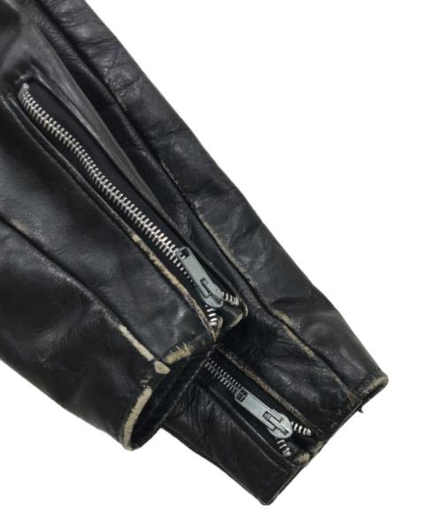 Schott（ショット）shott (ショット) レザージャケット/618 ブラック サイズ:34の古着・服飾アイテム