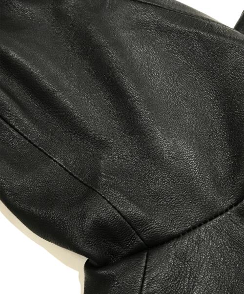 DIESEL（ディーゼル）DIESEL (ディーゼル) ラムレザージャケット/L-BOY シングルライダースジャケット ブラック サイズ:XSの古着・服飾アイテム