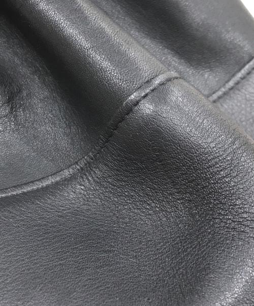 OLD COACH（オールドコーチ）OLD COACH (オールドコーチ) オールドコーチ/オールレザー巾着ショルダーバッグ ブラックの古着・服飾アイテム