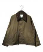 Barbourバブアー）の古着「TRANSPORTノンワックスジャケット」｜カーキ
