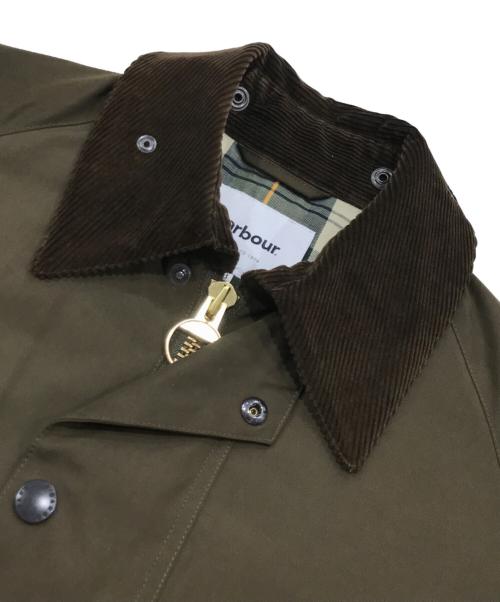 Barbour（バブアー）Barbour (バブアー) TRANSPORTノンワックスジャケット カーキ サイズ:38の古着・服飾アイテム