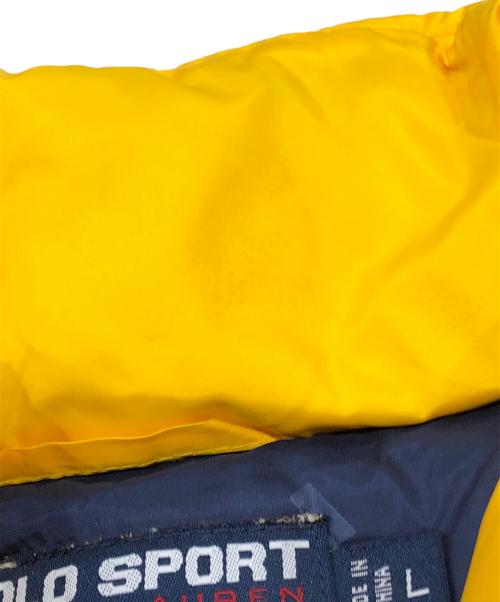 POLO SPORT（ポロスポーツ）POLO SPORT (ポロスポーツ) ダウンベスト イエロー サイズ:Lの古着・服飾アイテム