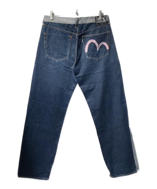 EVISU（エヴィス）EVISU (エヴィス) 2wayリバースデニムパンツ インディゴ サイズ:34✕35の古着・服飾アイテム