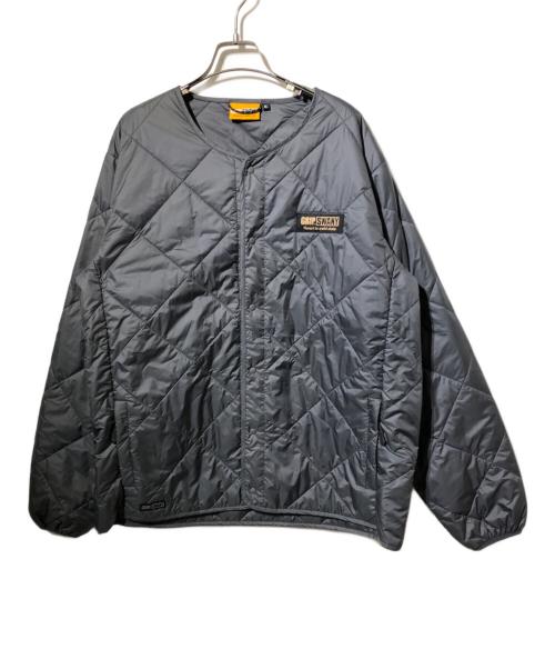 GRIP SWANY（グリップスワニー）GRIP SWANY (グリップスワニー) 別注 PADDED JACKET（パデッド　ジャケット） グレー サイズ:ＸＬの古着・服飾アイテム