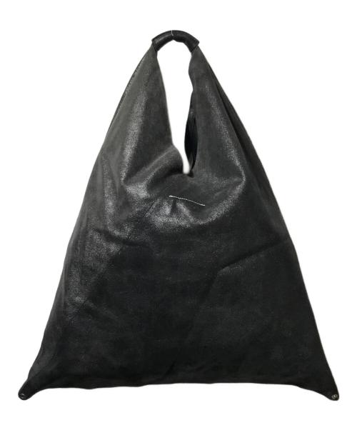 MM6 Maison Margiela（エムエムシックスメゾンマルジェラ）MM6 Maison Margiela (エムエムシックスメゾンマルジェラ) ジャパニーズトライアングルトートバッグ ブラックの古着・服飾アイテム