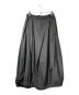 nagonstans（ナゴンスタンス）の古着「MAT SHELL アシンメ・ロング丈スカート（ マット　シェル　アシンメ・ロング丈スカート）」｜グレー