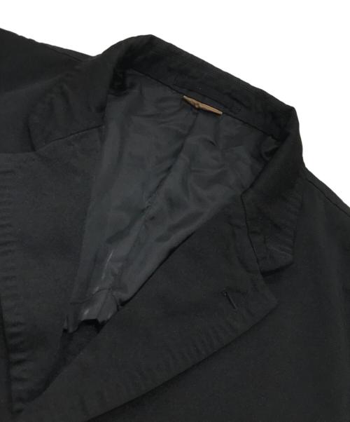 COMME des GARCONS HOMME DEUX（コムデギャルソン オム ドゥ）COMME des GARCONS HOMME DEUX (コムデギャルソン オム ドゥ) ポリ縮テーラードジャケット ブラック サイズ:Mの古着・服飾アイテム