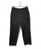 COMME des GARCONS HOMME DEUXコムデギャルソン オム ドゥ）の古着「ポリ縮ロールアップテーパードパンツ」｜ブラック