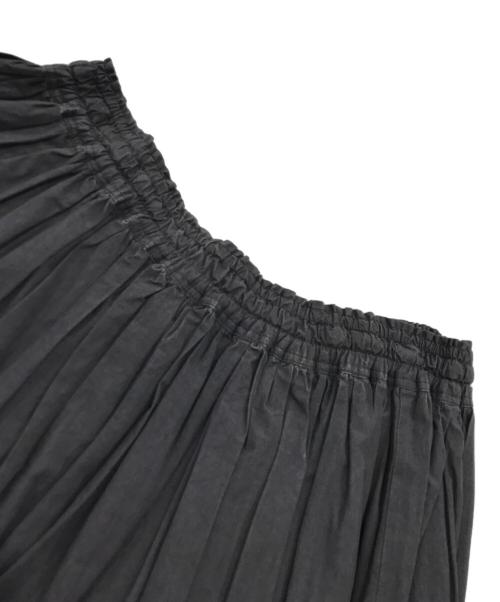 HUIS（ハウス）HUIS (ハウス) タイプライタークロスロングスカート／フレアスカート ブラウン サイズ:Fの古着・服飾アイテム