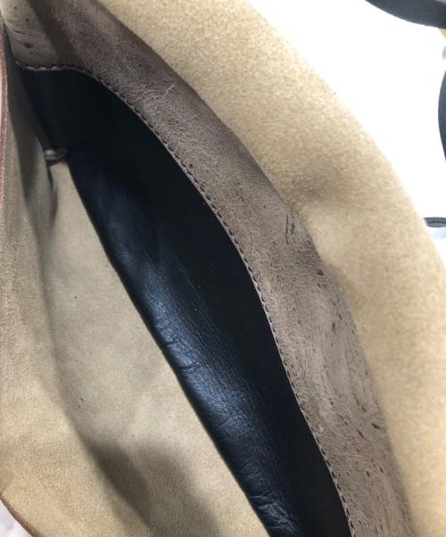 organ（オルガン）organ (オルガン) レザーショルダーバッグ ベージュの古着・服飾アイテム