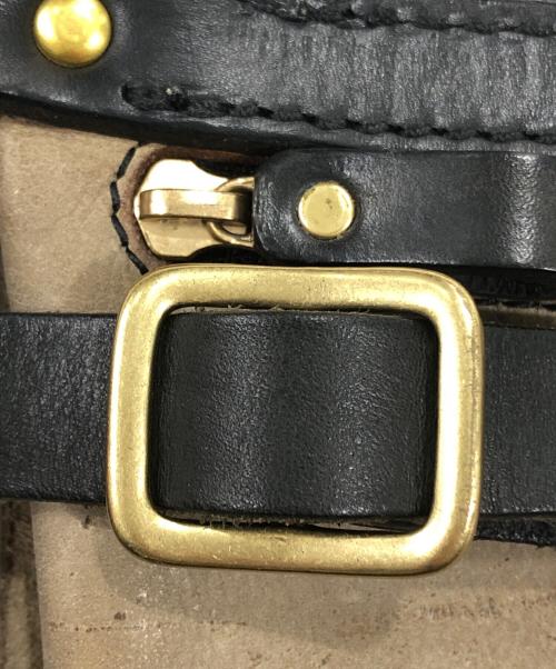 organ（オルガン）organ (オルガン) レザーショルダーバッグ ベージュの古着・服飾アイテム