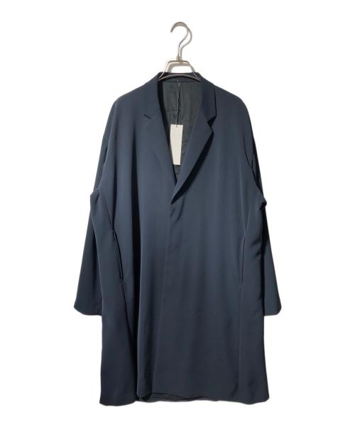 LAD MUSICIAN（ラッドミュージシャン）LAD MUSICIAN (ラッドミュージシャン) POLYESTER TWILL LONG JACKET ネイビー サイズ:44の古着・服飾アイテム