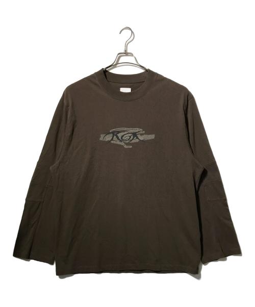 ROA（ロア）ROA (ロア) Long Sleeve Graphic カーキ サイズ:XLの古着・服飾アイテム
