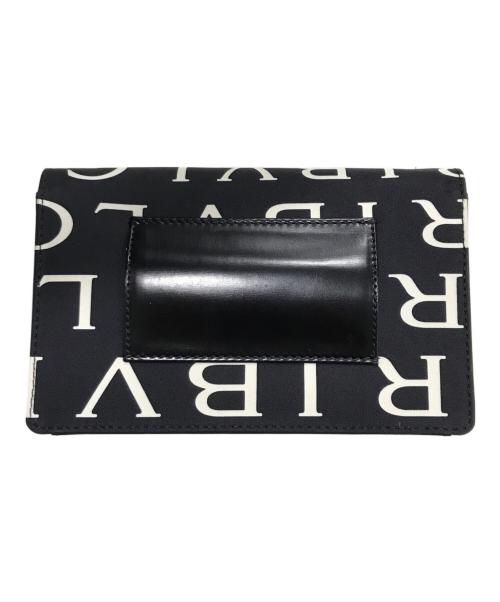 BVLGARI（ブルガリ）BVLGARI (ブルガリ) マキシロゴショルダーポーチ ブラックの古着・服飾アイテム