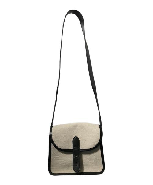 URU（ウル）URU (ウル) リネンコットンSHOULDER BAG（リネンコットン　ショルダーバッグ） アイボリーの古着・服飾アイテム