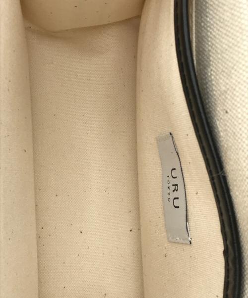 URU（ウル）URU (ウル) リネンコットンSHOULDER BAG（リネンコットン　ショルダーバッグ） アイボリーの古着・服飾アイテム