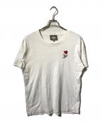 Vivienne Westwood manヴィヴィアン ウェストウッド マン）の古着「HEART BADGE ORB Tシャツ/半袖カットソー」｜ホワイト
