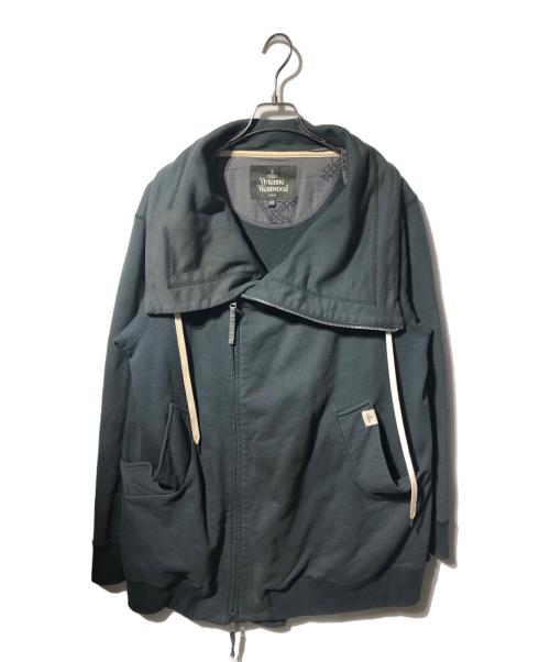 Vivienne Westwood man（ヴィヴィアン ウェストウッド マン）Vivienne Westwood man (ヴィヴィアン ウェストウッド マン) ジップアップジャケット グレー サイズ:44の古着・服飾アイテム