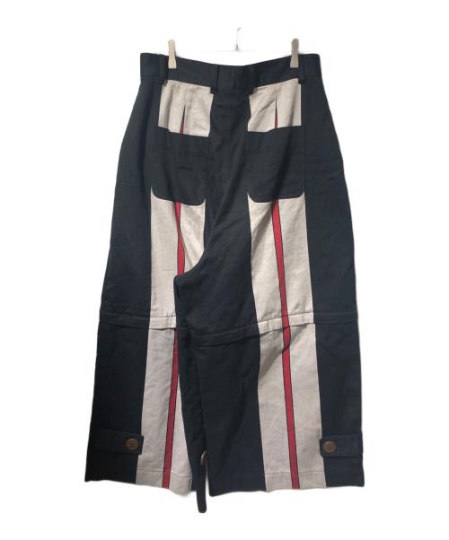 Vivienne Westwood man（ヴィヴィアン ウェストウッド マン）Vivienne Westwood man (ヴィヴィアン ウェストウッド マン) 2WAYワイドパンツ ブラック サイズ:46の古着・服飾アイテム
