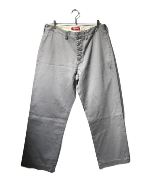 SUPREME（シュプリーム）SUPREME (シュプリーム) Chino Pant(チノ　パンツ) グレー サイズ:34の古着・服飾アイテム