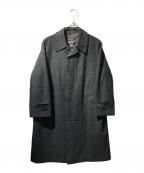 Burberry'sバーバリーズ）の古着「ヘリンボーンチェスターコート」｜ブラック