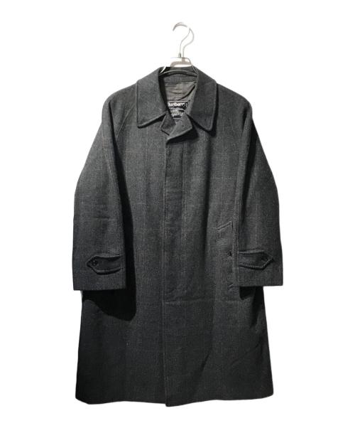 Burberry's（バーバリーズ）Burberry's (バーバリーズ) ヘリンボーンチェスターコート ブラック サイズ:Sの古着・服飾アイテム