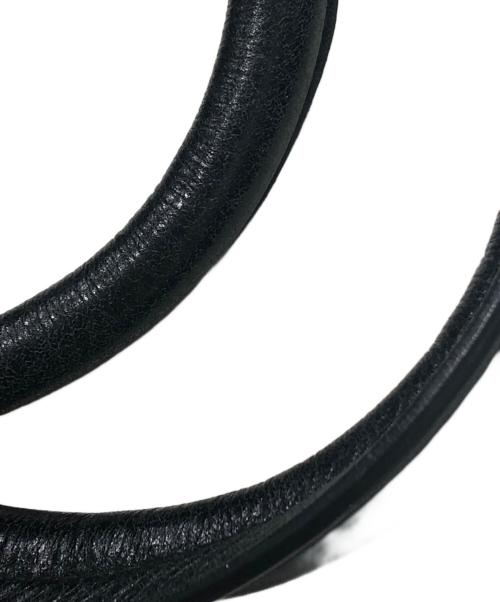 DOLCE & GABBANA（ドルチェ＆ガッバーナ）DOLCE & GABBANA (ドルチェ＆ガッバーナ) 2WAYレザーボストンバッグ ブラックの古着・服飾アイテム