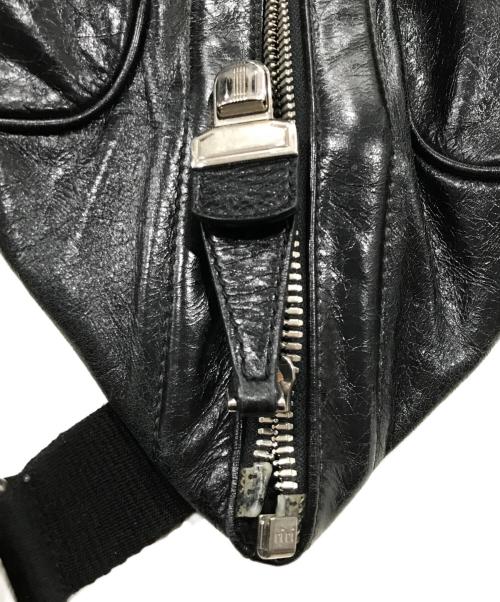 DOLCE & GABBANA（ドルチェ＆ガッバーナ）DOLCE & GABBANA (ドルチェ＆ガッバーナ) 2WAYレザーボストンバッグ ブラックの古着・服飾アイテム