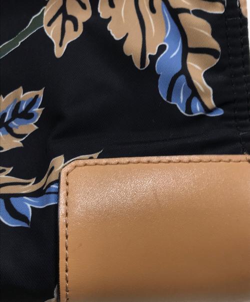 TORY BURCH（トリーバーチ）TORY BURCH (トリーバーチ) ボタニカルナイロントートバッグ ネイビーの古着・服飾アイテム