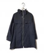 NEMIKAネミカ）の古着「ナイロンコート/フーデドコート」｜ネイビー
