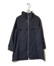 NEMIKA（ネミカ）の古着「ナイロンコート/フーデドコート」｜ネイビー