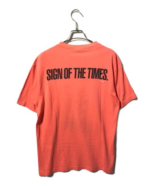 SUPREME（シュプリーム）Supreme (シュプリーム) サイン・オブ・ザ・タイムズTシャツ オレンジ サイズ:Lの古着・服飾アイテム