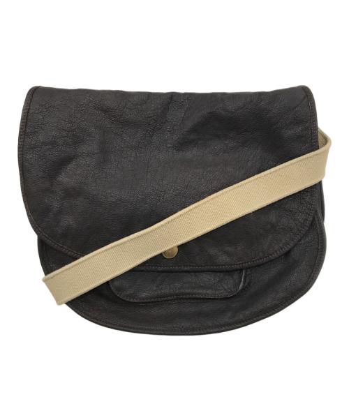 dunhill（ダンヒル）dunhill (ダンヒル) レザーショルダーバッグ ブラウンの古着・服飾アイテム