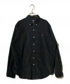 POLO RALPH LAURENポロ・ラルフローレン）の古着「コーデュロイシャツ」｜ブラック