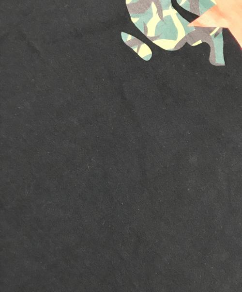 A BATHING APE（アベイシングエイプ）A BATHING APE (アベイシングエイプ) TRIAL CAMO FACE STA TEE/半そでカットソー ブラック サイズ:Mの古着・服飾アイテム