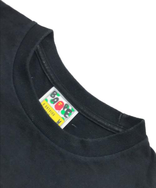 A BATHING APE（アベイシングエイプ）A BATHING APE (アベイシングエイプ) TRIAL CAMO FACE STA TEE/半そでカットソー ブラック サイズ:Mの古着・服飾アイテム