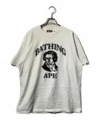 A BATHING APEアベイシングエイプ）の古着「BEETHOVEN GRAPHIC RELAXED FIT TEE/半袖カットソー」｜ホワイト
