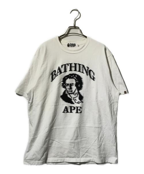 A BATHING APE（アベイシングエイプ）A BATHING APE (アベイシングエイプ) BEETHOVEN GRAPHIC RELAXED FIT TEE/半袖カットソー ホワイト サイズ:Mの古着・服飾アイテム