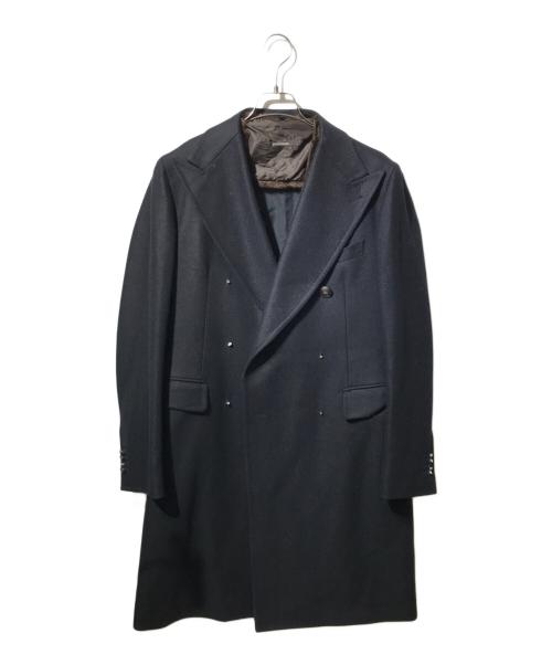 TAGLIATORE（タリアトーレ）TAGLIATORE (タリアトーレ) ファー付きポロコート ブラック サイズ:50の古着・服飾アイテム