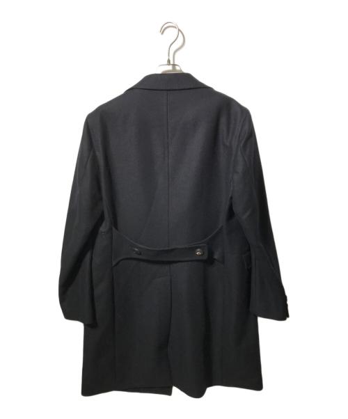 TAGLIATORE（タリアトーレ）TAGLIATORE (タリアトーレ) ファー付きポロコート ブラック サイズ:50の古着・服飾アイテム