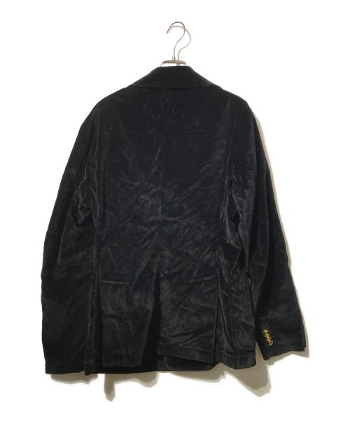 BARENA（バレナ）BARENA (バレナ) ベロアテーラドジャケット ブラック サイズ:50の古着・服飾アイテム