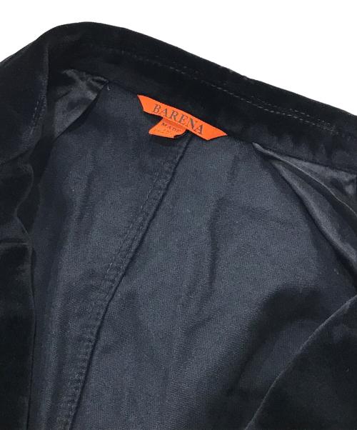 BARENA（バレナ）BARENA (バレナ) ベロアテーラドジャケット ブラック サイズ:50の古着・服飾アイテム