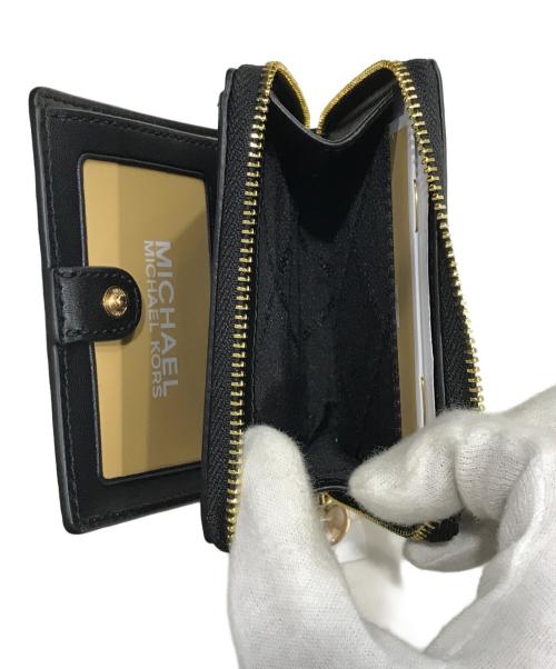 MICHAEL KORS（マイケル・コース）MICHAEL KORS (マイケル・コース) 2つ折り財布 ブラック 未使用品の古着・服飾アイテム