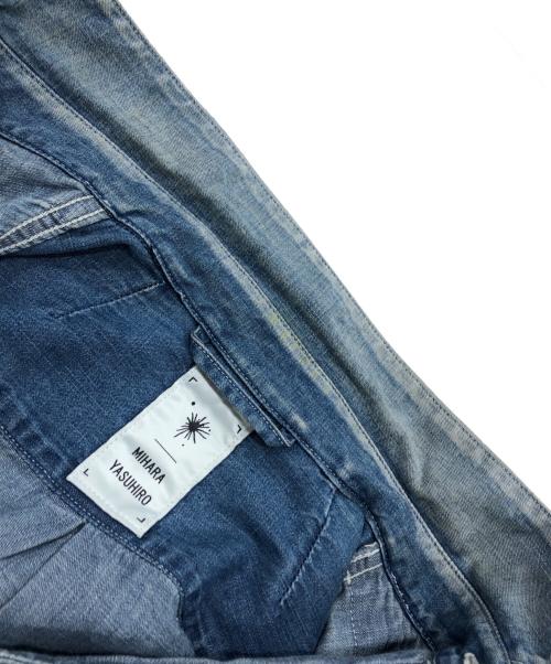 MIHARA YASUHIRO（ミハラヤスヒロ）MIHARA YASUHIRO (ミハラヤスヒロ) 汚れ加工デニムシャツ インディゴ サイズ:44の古着・服飾アイテム