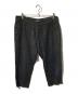 DOLCE & GABBANA（ドルチェ＆ガッバーナ）の古着「リネンパンツ/7分丈パンツ」｜ブラック