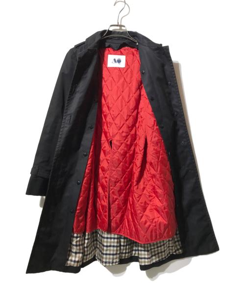 Aquascutum（アクアスキュータム）Aquascutum (アクアスキュータム) トレンチコート ブラック サイズ:38の古着・服飾アイテム