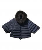 TATRASタトラス）の古着「MALE ラクーンファー付ダウンジャケット」｜ネイビー