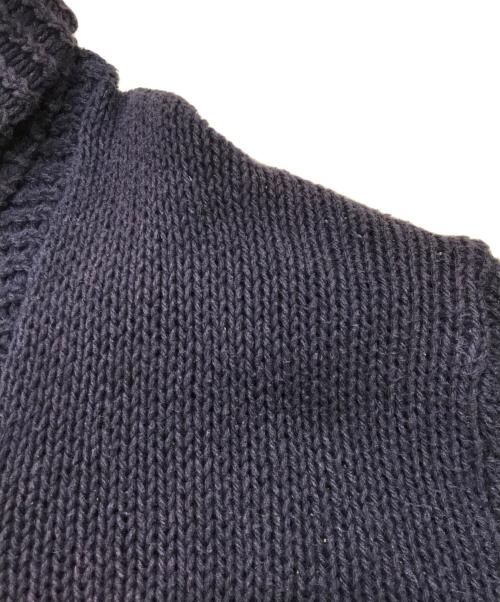 POLO RALPH LAUREN（ポロ・ラルフローレン）POLO RALPH LAUREN (ポロ・ラルフローレン) ショールカラーニット ネイビー サイズ:Mの古着・服飾アイテム